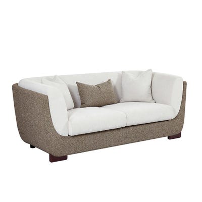 Darfield 2-Seater Fabric Sofa - Beige - With 3-Year Warranty